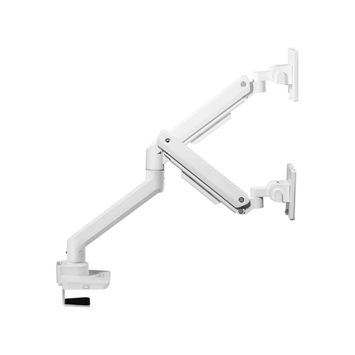 SilverStone ARM14 Single Monitor VESA Mounting Mechanical Arm (White) (17"-49", Up to 20kg, Clamp/Grommet) - SST-ARM14W view 4