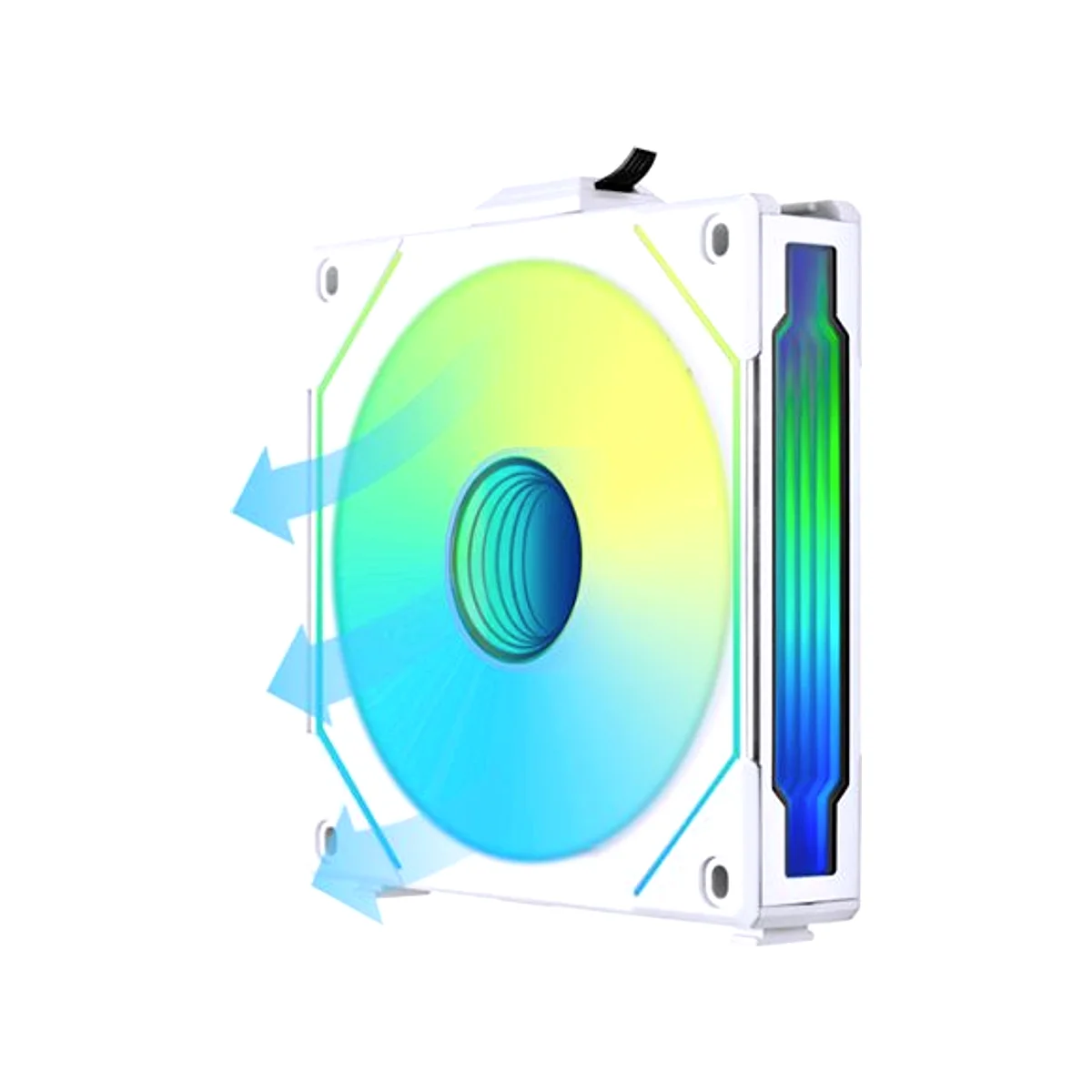 Lian Li Uni SL-Infinity 120 RGB Reverse Blade Fan - White - UF-RSLIN120-1W view 2
