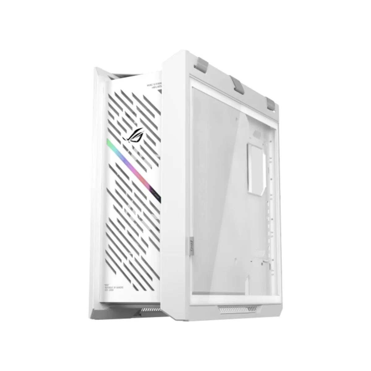 ASUS ROG Strix Helios II Tempered-Glass Mid-Tower ATX Gaming Case - White - 90DC00W3-B39000 view 3