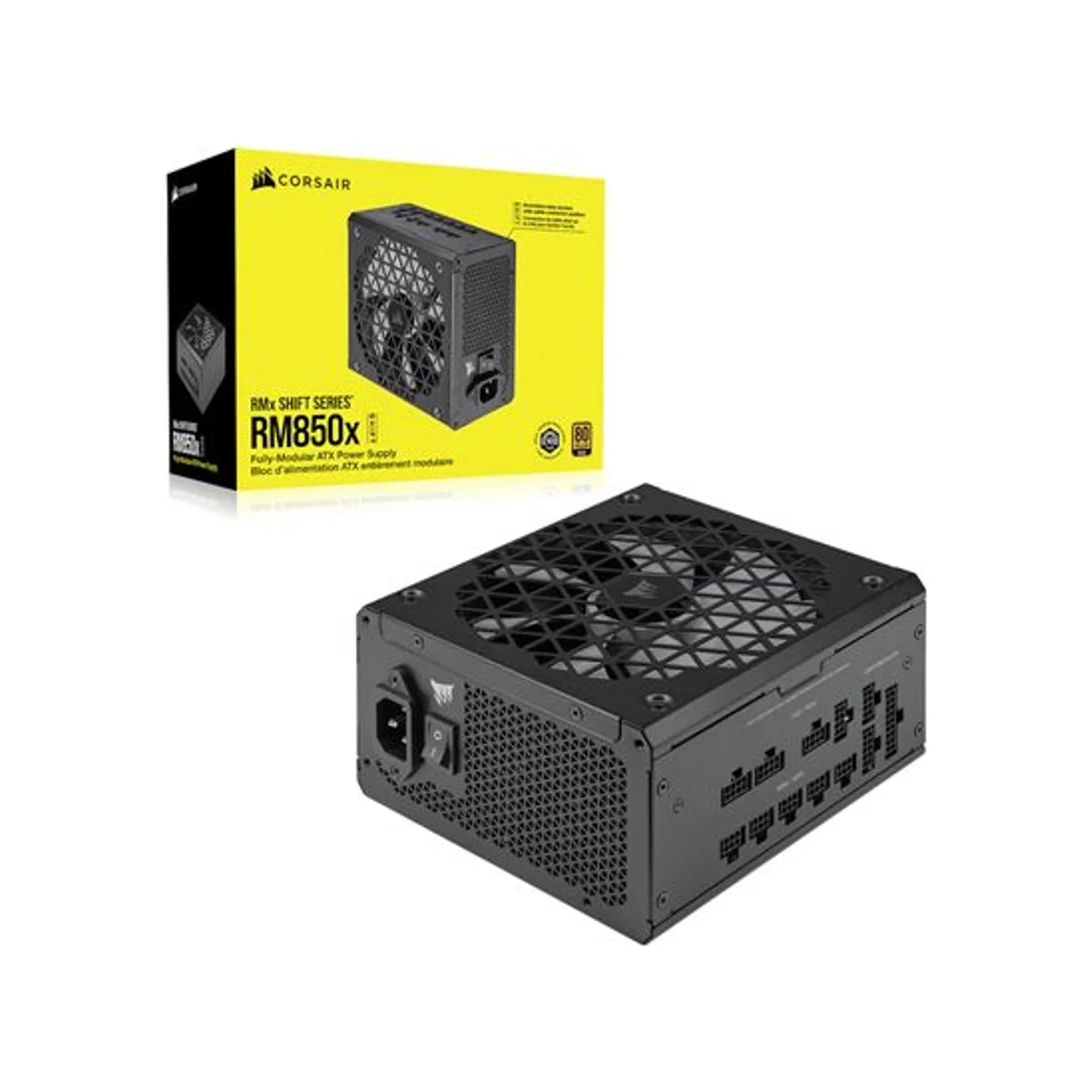 CORSAIR RM850x Shift 850W 80 Plus Gold Fully Modular ATX Power Supply - CP-9020252-UK view 5
