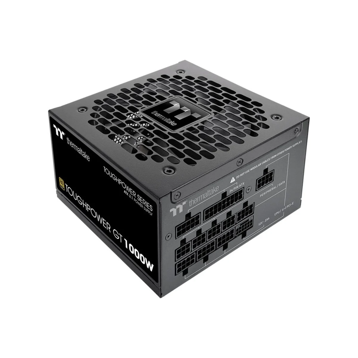 Thermaltake Toughpower GF3 TT Premium Fully Modular 1000W ATX 3.1 Power Supply (80+ Gold, PCIe 5.1, Low-Noise, Black) | PS-TPT-1000FNFAGK-3