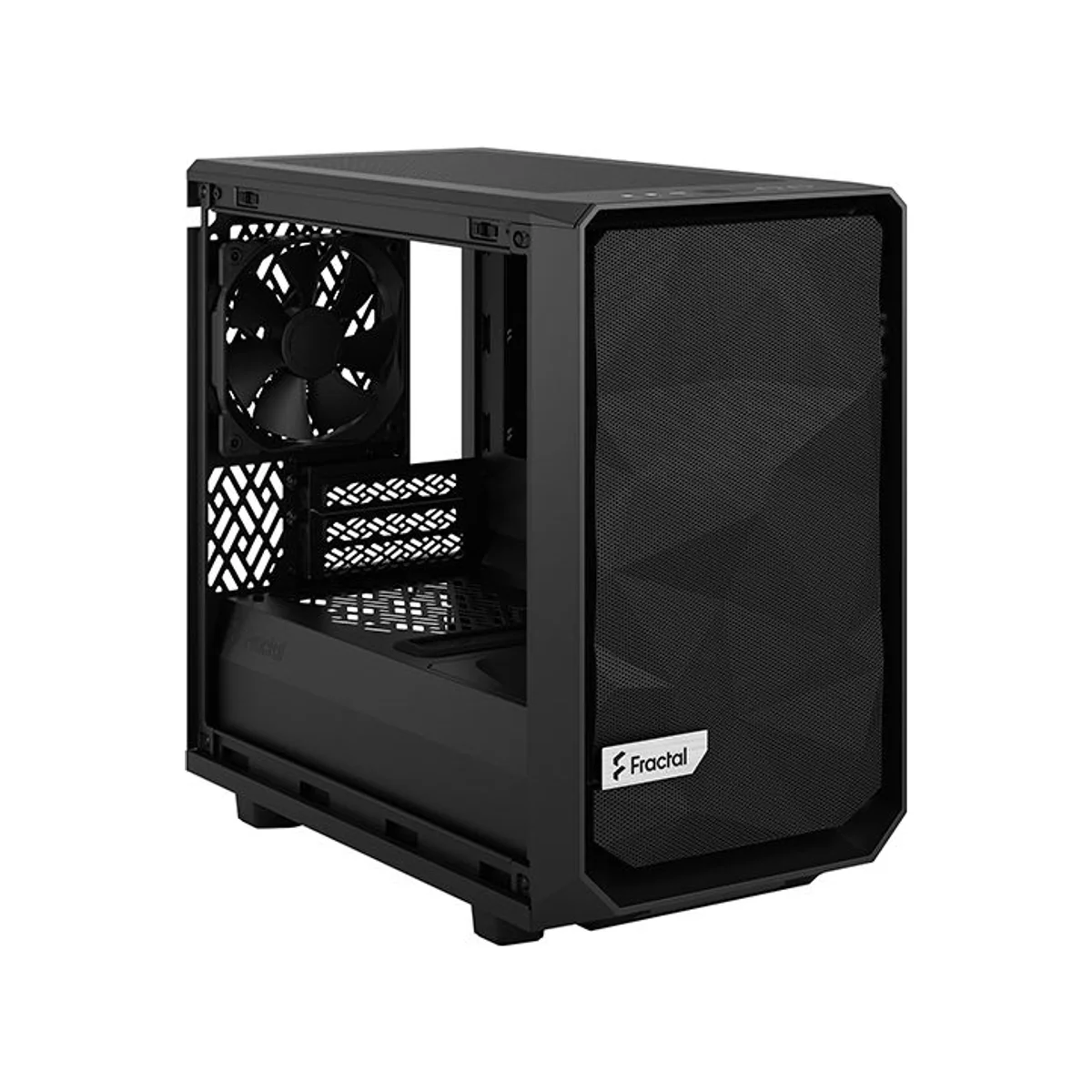 Fractal Meshify 2 Nano Black TG Dark Tint Mini-ITX Computer Case (Black, Tempered Glass, High Airflow) - FD-C-MES2N-01 view 12