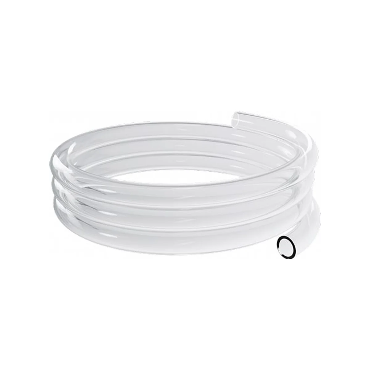 EKWB EK-Loop 12/16mm 3m Soft Tube - Clear (UV Reactive, Durable, Non-Phthalate) - 3831109895948