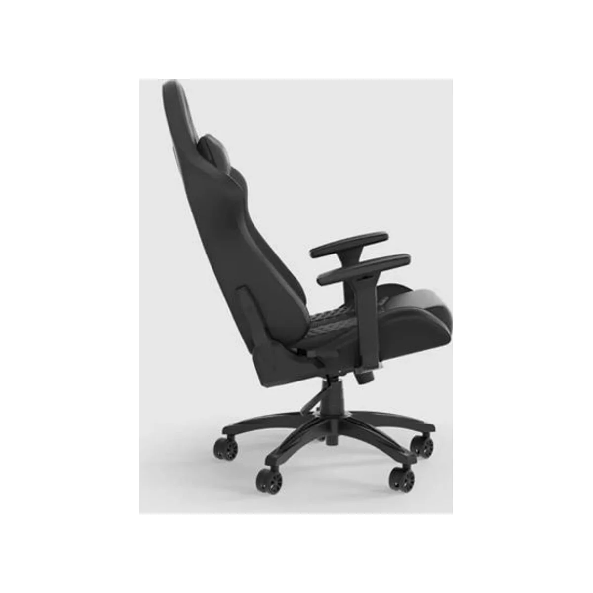 CORSAIR TC100 RELAXED Leatherette Gaming Chair Black/Black (2D Armrests, 160° Recline, 10cm Gas Lift) - CF-9010050-WW view 4