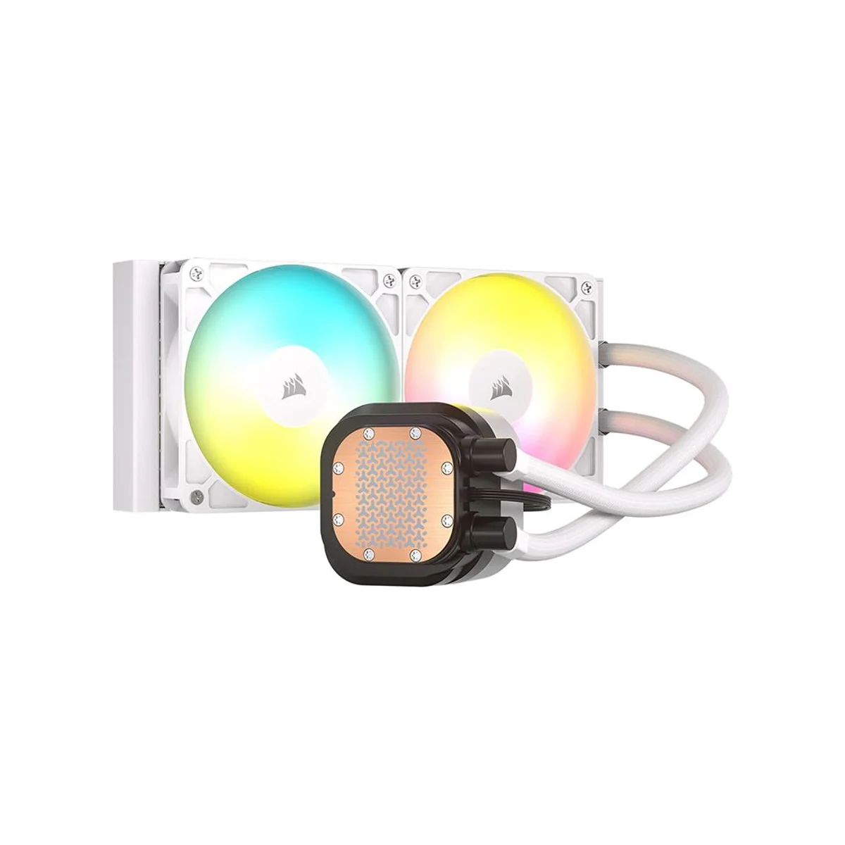 CORSAIR NAUTILUS 240 RS ARGB AIO CPU Liquid Cooler - White - CW-9060094-WW view 3