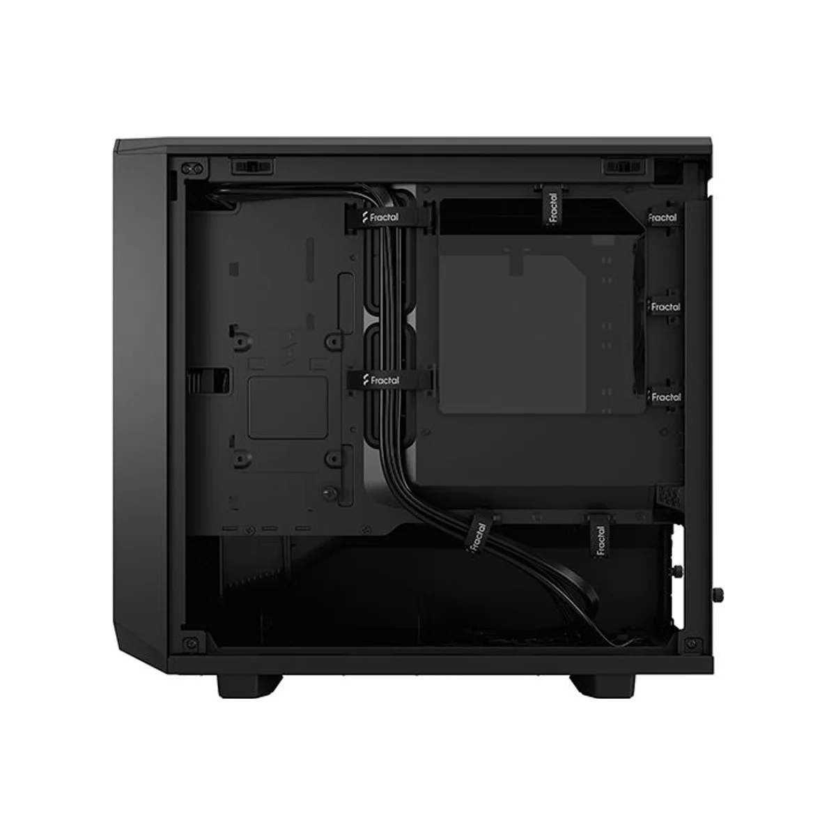 Fractal Meshify 2 Nano Black TG Dark Tint Mini-ITX Computer Case (Black, Tempered Glass, High Airflow) - FD-C-MES2N-01 view 7