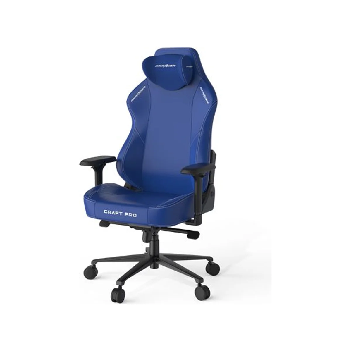 DXRACER Craft Pro Classic Gaming Chair - Indigo (Premium PU-leather, High Density Foam, 4D Armrests, Full Tilt) - CRA-PR001-I-H1 view 2