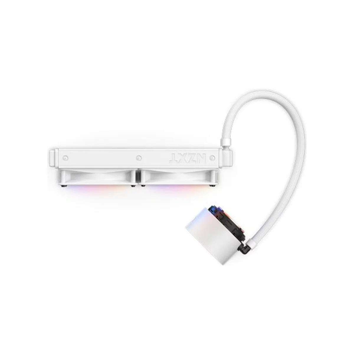 NZXT Kraken Elite 240 RGB 240mm LCD Display AIO CPU Liquid Cooler - White - RL-KR24E-W1 view 2