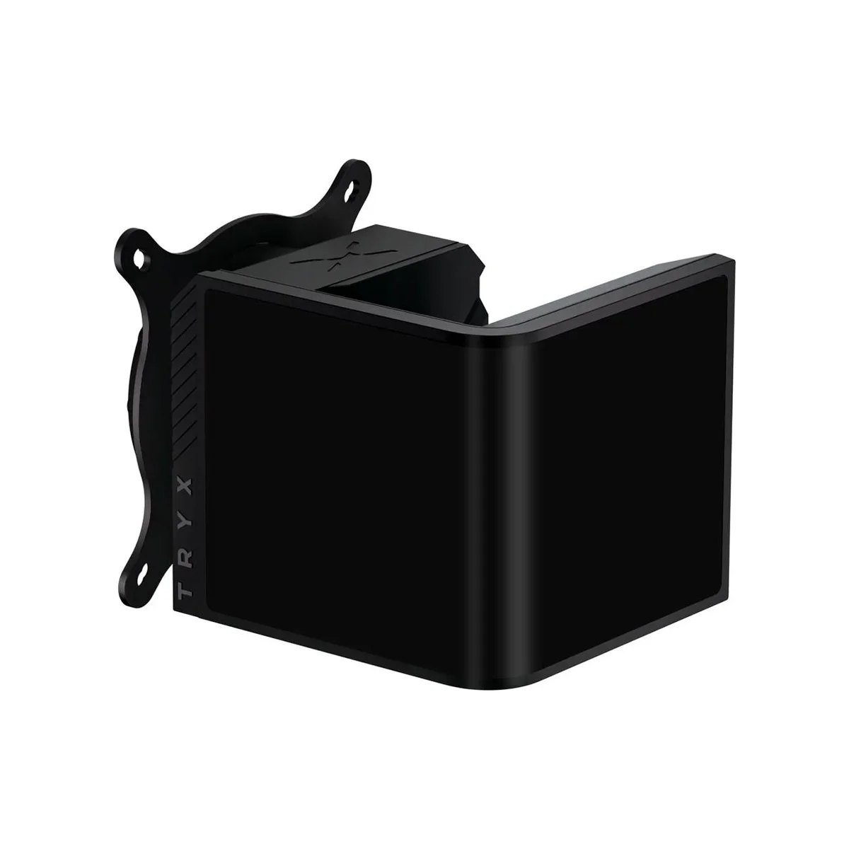 TRYX PANORAMA SE ARGB 240mm AIO Liquid CPU Cooler - Black (Addressable RGB, AMOLED Screen, 1850 RPM, 240mm Radiator) - L-P240L-AM2M-G0K view 4