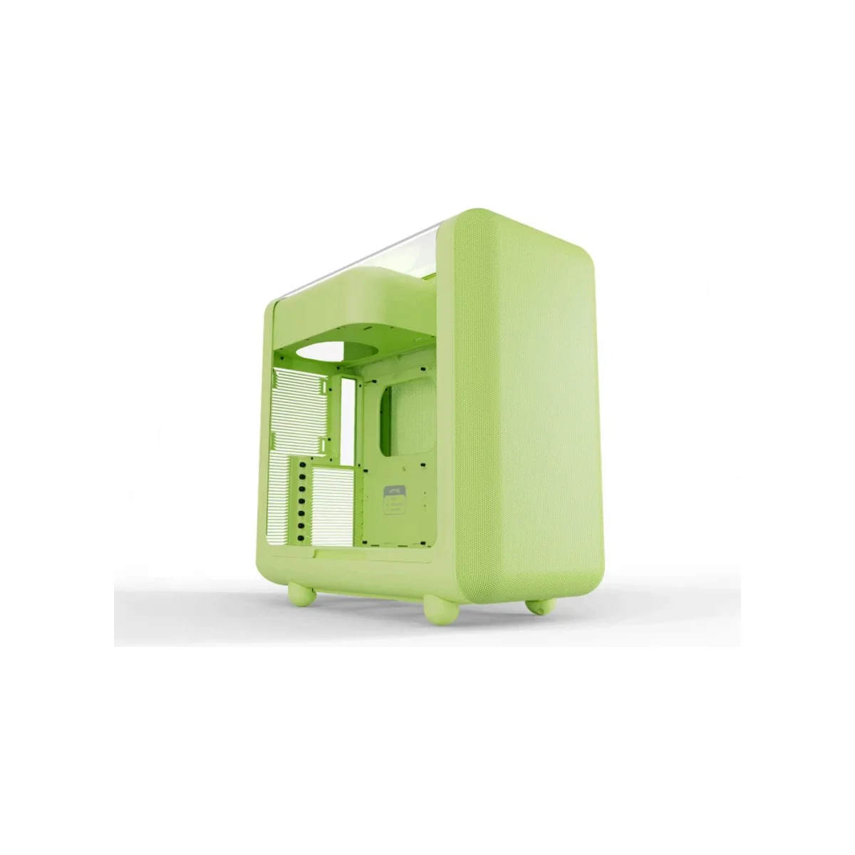 HYTE X50 Modern Performance E-ATX Mid-Tower Acoustic Glass Case - Matcha Milk 0 Fans Included – CS-HYTE-X50G-MM