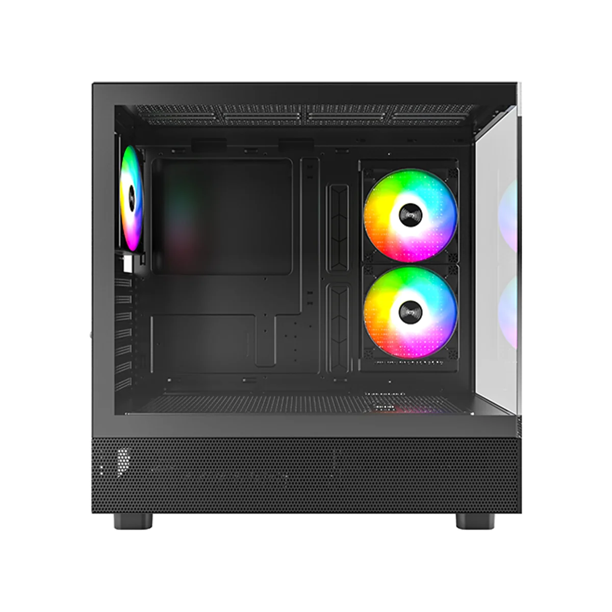 Montech XR Mid Tower ATX Gaming Case - Black - 4710562741421 view 2