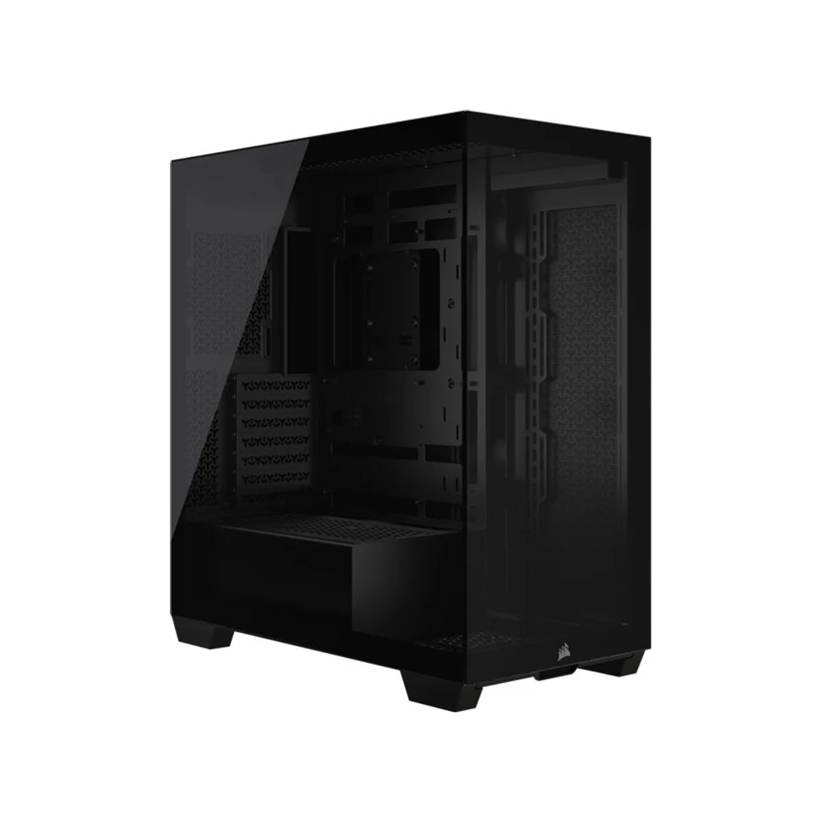 Corsair 3500X Tempered-Glass Mid-Tower E-ATX Gaming Case - Black – CC-9011276-WW