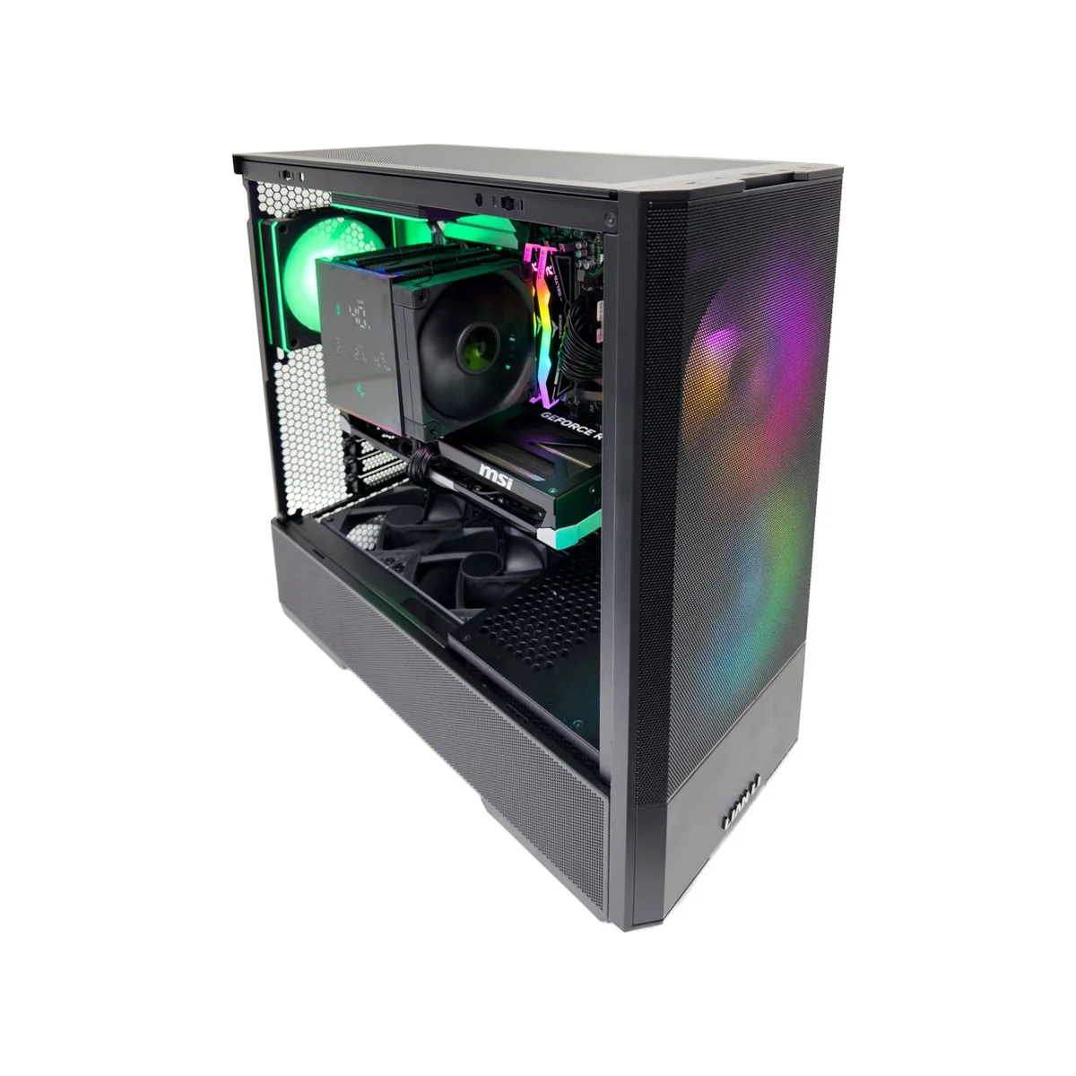 Gaming PC Mesh (Ryzen 7 7800X3D, 32GB DDR5, RTX 5070 Ti 16GB) - Gaming_PC_Mesh view 2