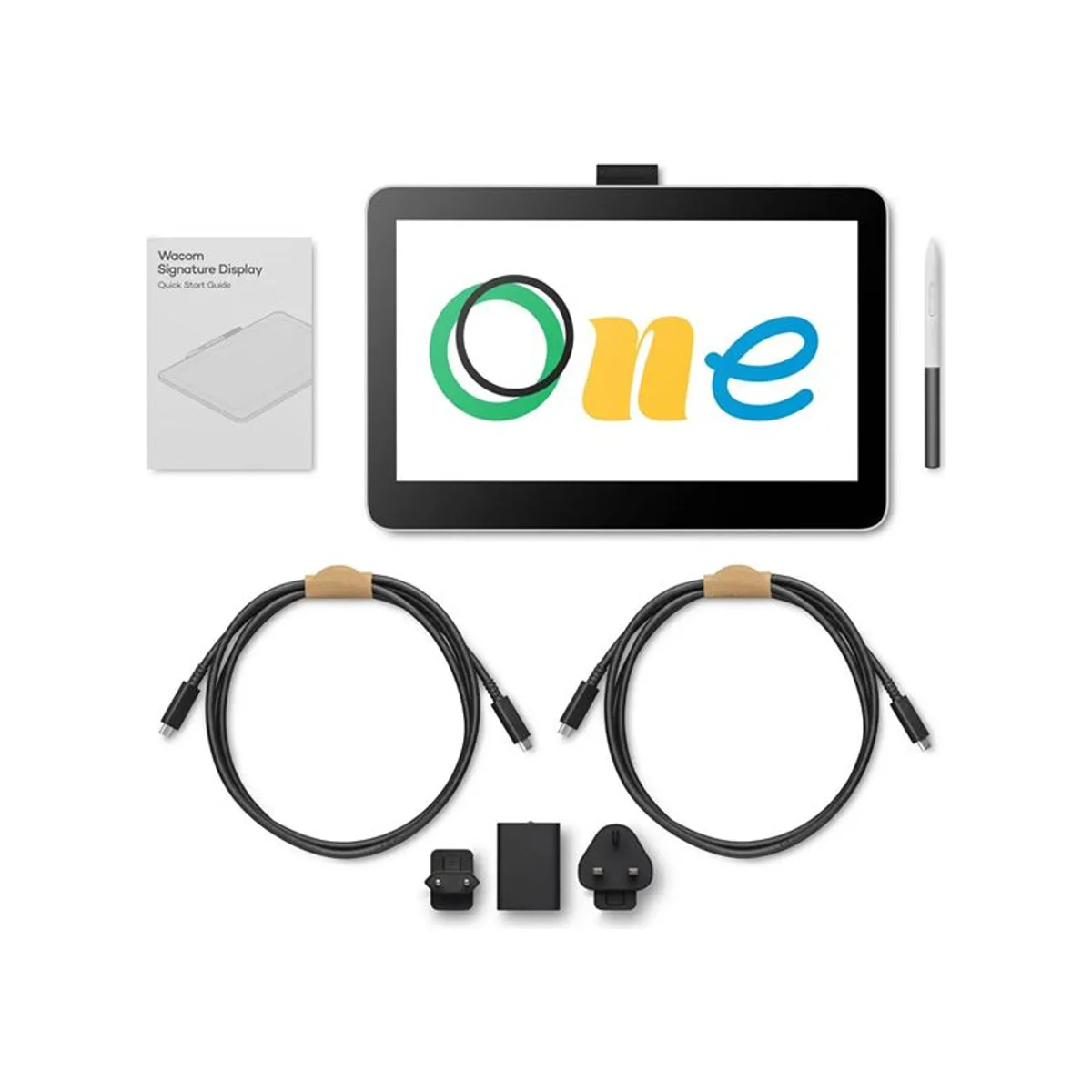 Wacom One 13 Pen Display Creative Graphic Tablet - White (Key Specs: White, 13.3 Inch FHD, EMR Technology) - DTC133W0B - DTC133W0B-1 view 6