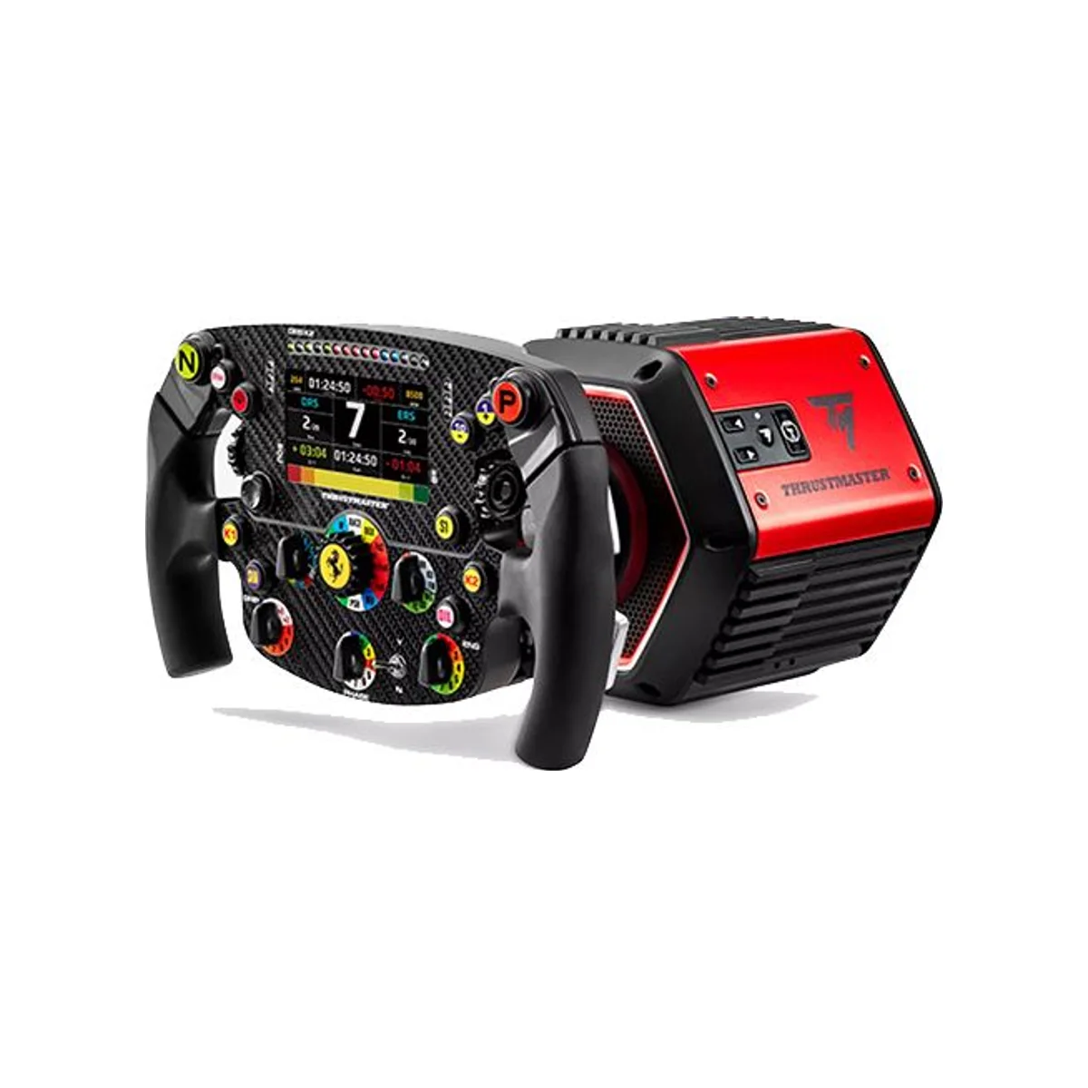 THRUSTMASTER T818 Ferrari SF1000 Simulator Wheel Direct Drive Force Feedback (10 Nm Torque, 4.3" Display, Quick Release) - TM-WHL-T818-SF1000