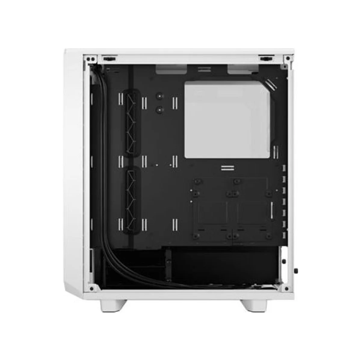 Fractal Design Meshify 2 Compact Lite Tempered Glass Clear ATX Mid Tower ATX Gaming Case - White 2x 120mm Fans – FD-C-MEL2C-04 view 5