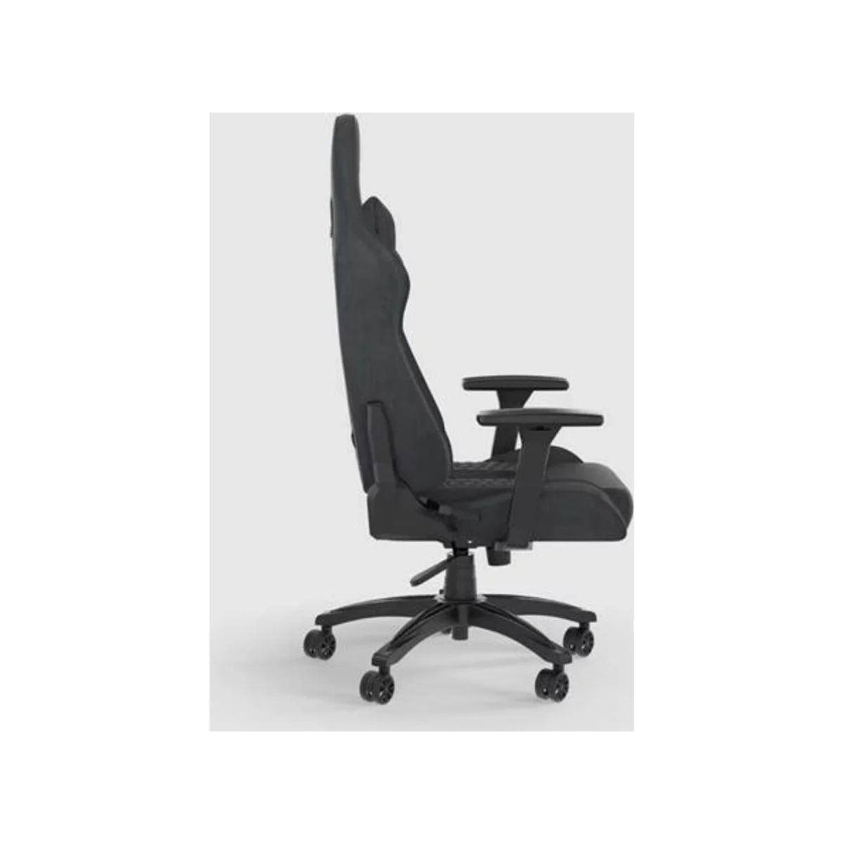 Corsair TC100 RELAXED Fabric Black/Grey Gaming Chair (Relaxed Seat, 2D Armrests, 90-160° Recline) - CF-9010052-WW view 3