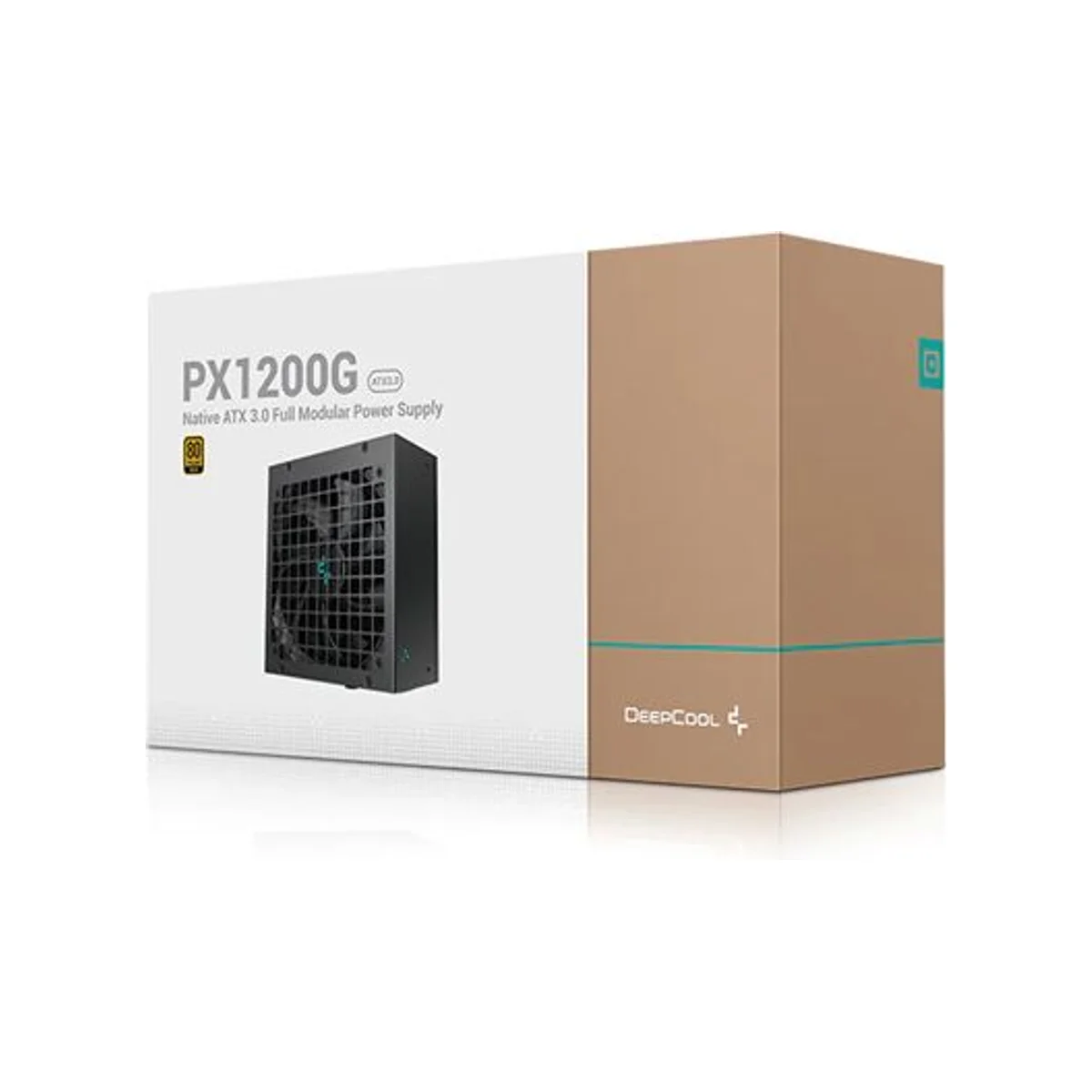 Cooler Master MWE Gold 750-V2 Fully Modular 750W ATX Power Supply (80+ Gold, PCIe 5.0, Low-Noise, Black) | MPE-7501-AFBAG-WO