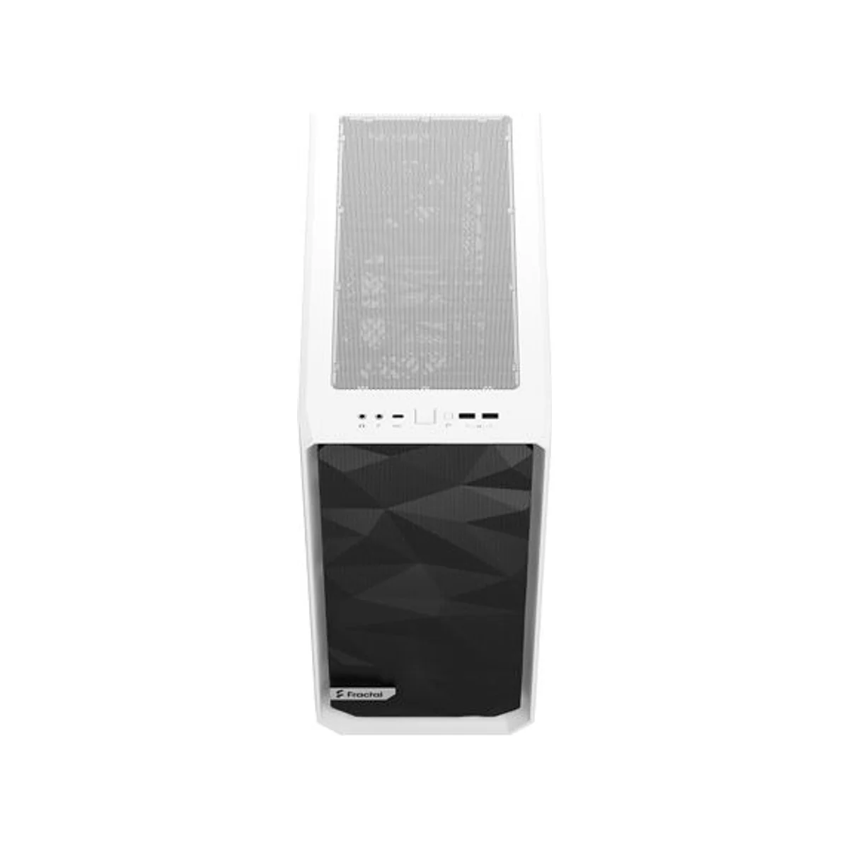 Fractal Design Meshify 2 Compact Tempered Glass Clear Tint ATX Mid Tower ATX Gaming Case - White 2x 120mm Fans – FD-C-MES2C-05 view 3