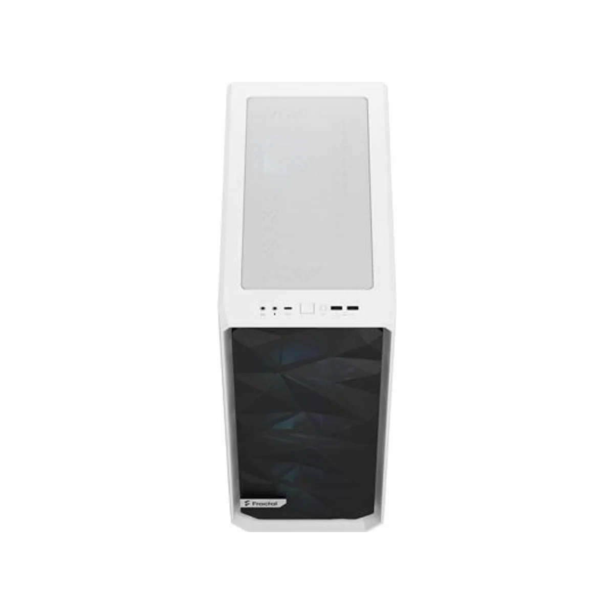 Fractal Design Meshify 2 Compact RGB Tempered Glass Clear Tint ATX Mid Tower ATX Gaming Case - White 3x RGB Fans – FD-C-MES2C-08 view 3