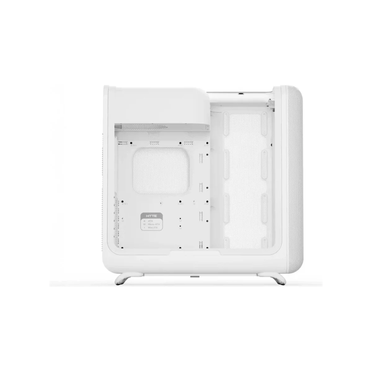 HYTE X50 Modern Performance E-ATX Mid-Tower Case - Snow White 0 Fans Included – CS-HYTE-X50G-WW view 4
