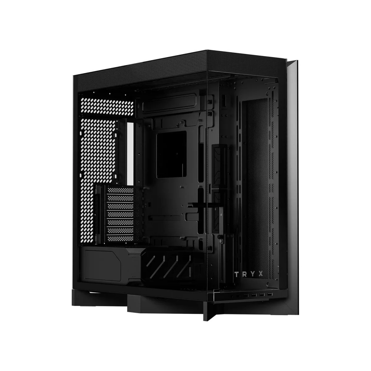 TRYX LUCA L70 Tempered-Glass Mid-Tower Gaming Case - Black E-ATX – C-L700N-NN0H-G0K