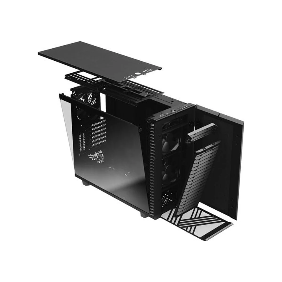 Fractal Design Define 7 XL Full-Tower E-ATX Gaming Case - Black Tempered-Glass – FD-C-DEF7X-03 view 12