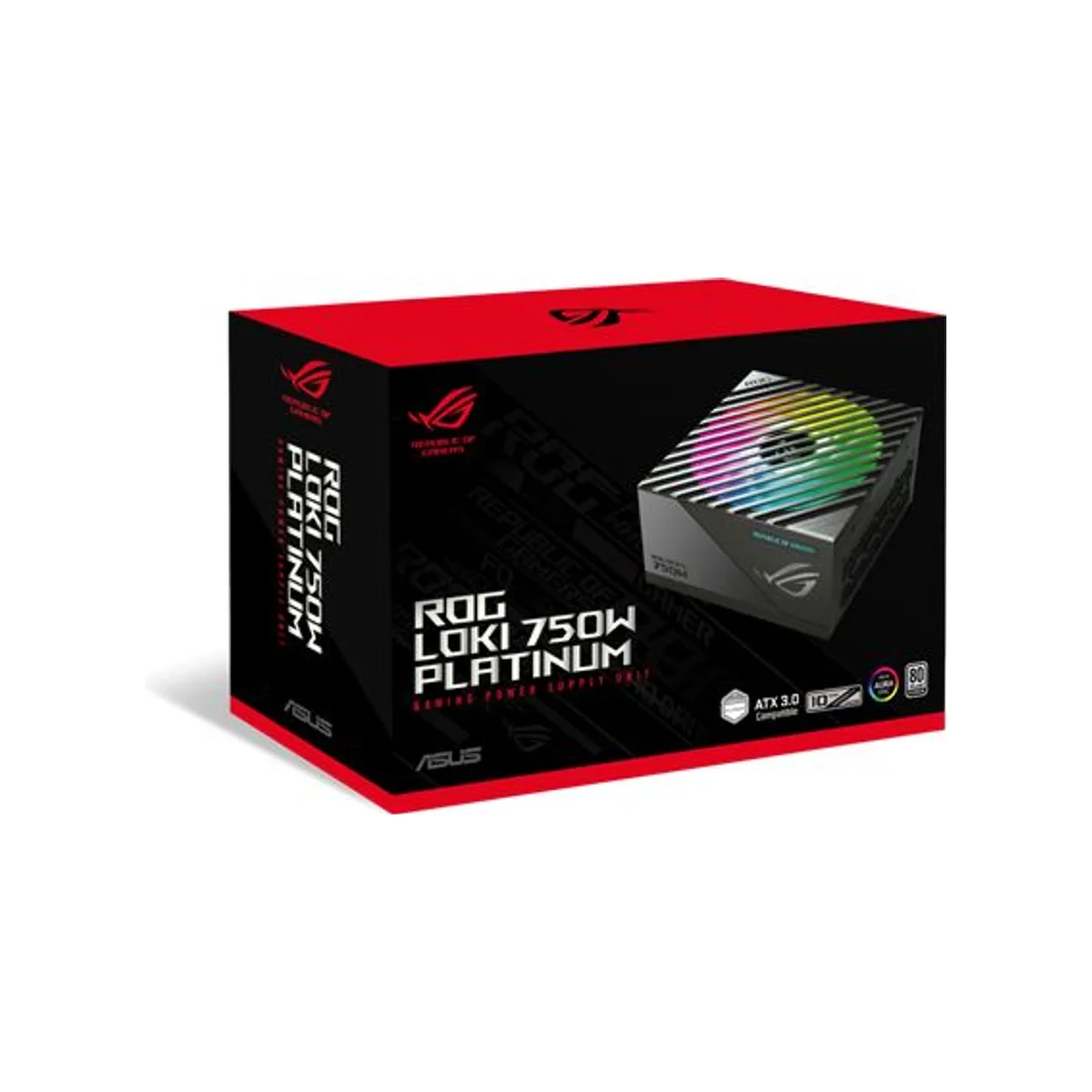 ASUS ROG LOKI SFX-L Fully Modular 750W SFX-L Power Supply (80+ Platinum, PCIe 5.0, ARGB, Black) | 90YE00N4-B0NA00