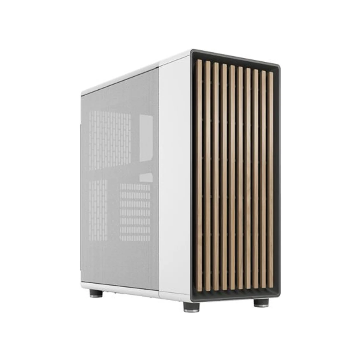 Fractal North Chalk White Airflow Mid-Tower ATX Gaming Case - White – FD-C-NOR1C-03