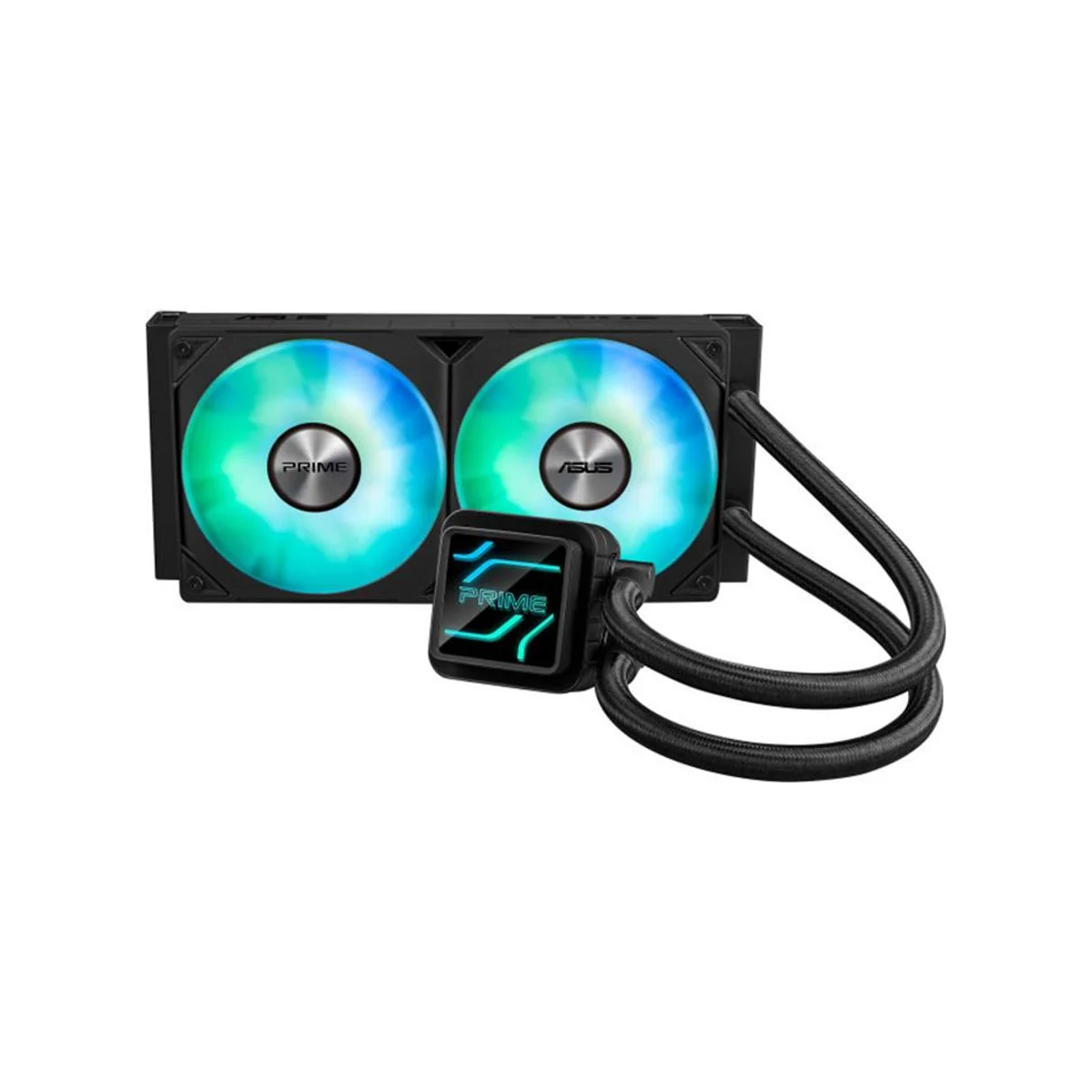 ASUS Prime LC ARGB 240mm AIO CPU Liquid Cooler (Black, ARGB, Infinity Mirror, 2400 RPM) - 90RC0111-B0EAY0