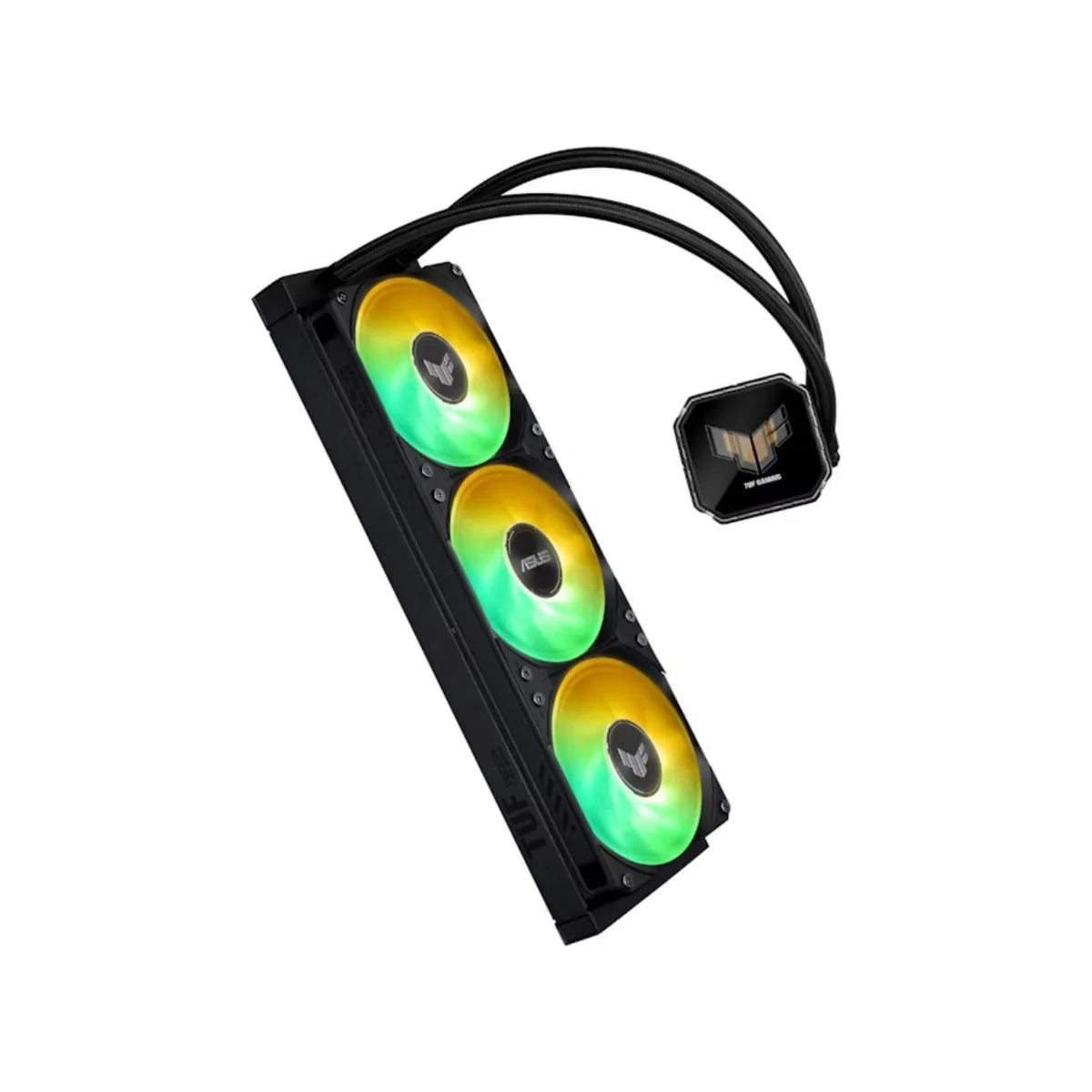 ASUS TUF GAMING LC III 360 LCD ARGB AIO CPU Liquid Cooler (Black, 3x 120mm Fans, 400mm Tubes, ARGB, LCD) - 90RC01A1-B0EAY0 view 2