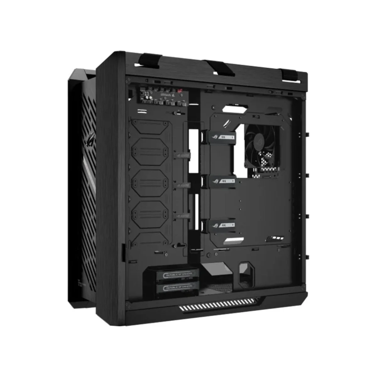 ASUS ROG STRIX HELIOS II Dual Tempered-Glass Mid-Tower ATX Gaming Case - Black - 90DC00W0-B39000 view 3