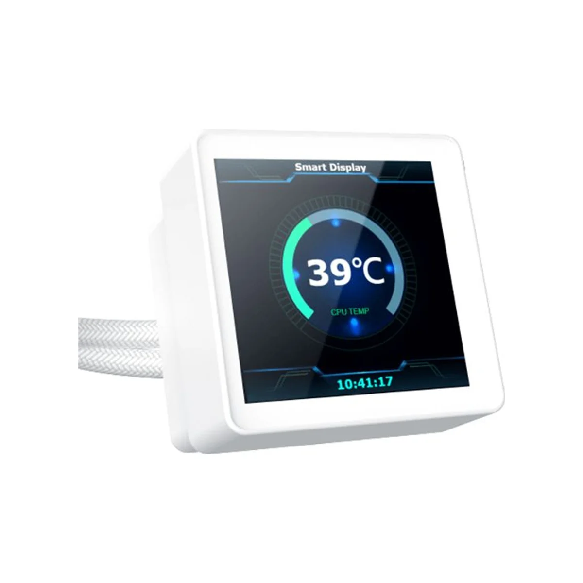 XIGMATEK Connect 360 Arctic Smart LCD CPU Liquid Cooler (White) - EN45240 view 3