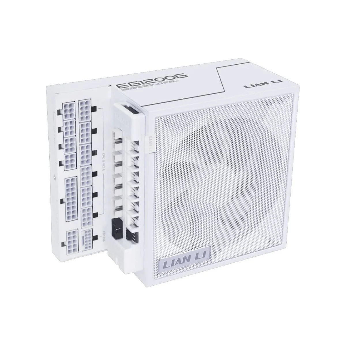 Lian Li EDGE GOLD Fully Modular 1200W ATX Power Supply (80+ Gold, PCIe 5.0, White) | EG1200G-W
