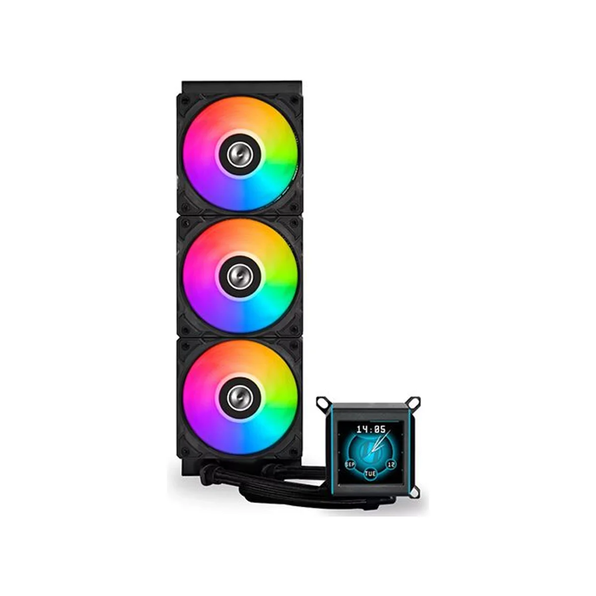 Lian Li Galahad II 360 LCD RGB Fan Liquid CPU Cooler (Black) - GA2ALCD36B view 2