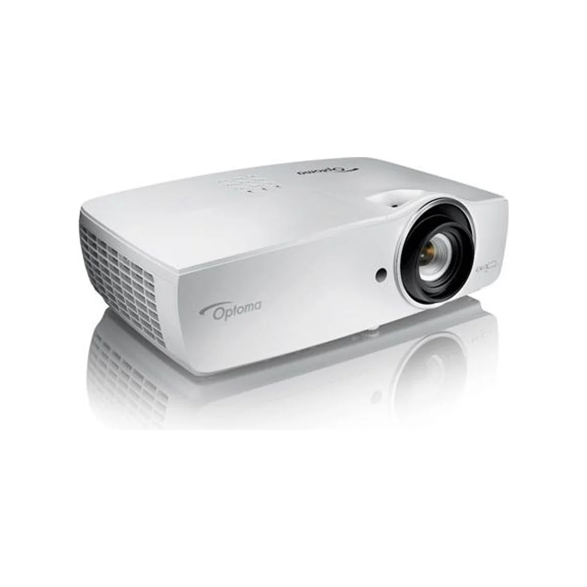 Optoma Full HD 1080p 3D DLP Portable Projector - White (5000 ANSI Lumens, 20,000:1 Contrast, 1.5x Zoom) - EH470 view 2