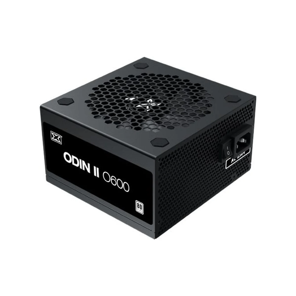 XIGMATEK Odin II 600W 80 Plus Ultra-Efficiency ATX Power Supply - Black (120mm Fan, 4 Heatpipes, Intel/AMD Support) - EN45622 view 3