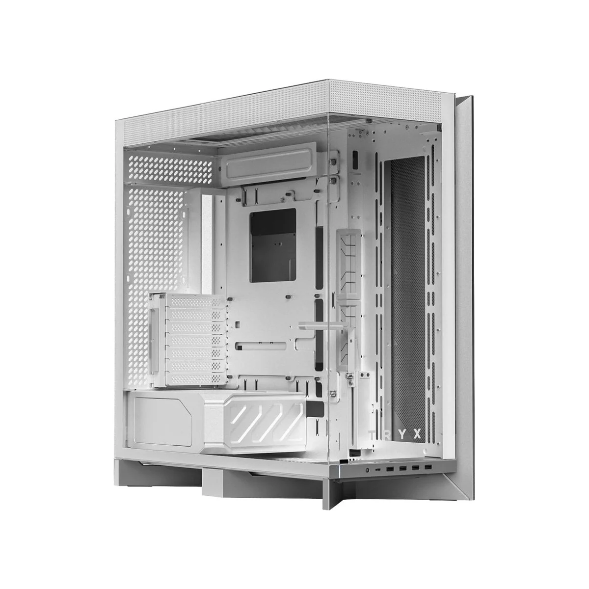 TRYX LUCA L70 Tempered-Glass Mid-Tower E-ATX Gaming Case - White – C-L700N-NN0H-G0W