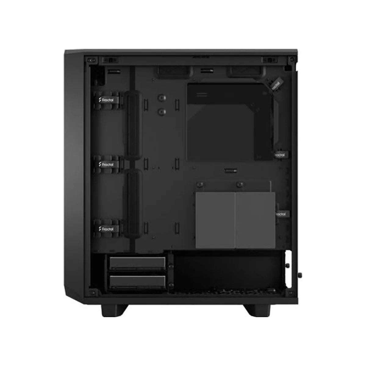 Fractal Meshify 2 Compact Airflow Tempered-Glass Mid-Tower ATX Gaming Case - Dark – FD-C-MES2C-02 view 4