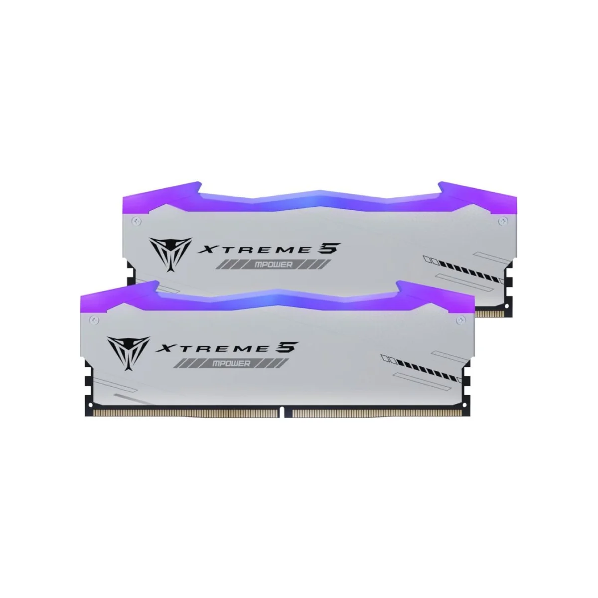 Patriot Viper Xtreme 5 48 GB (2X24) DDR5 8000MHz RAM Memory (CL30, RGB, White) – PVXR548G60C30KM