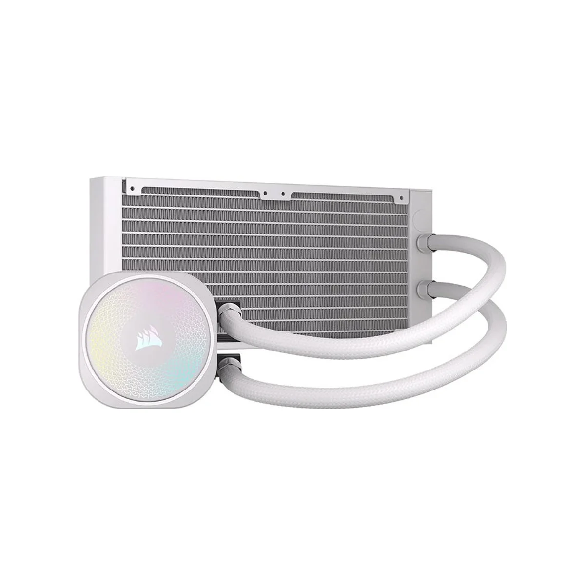 CORSAIR NAUTILUS 240 RS ARGB AIO CPU Liquid Cooler - White - CW-9060094-WW view 4