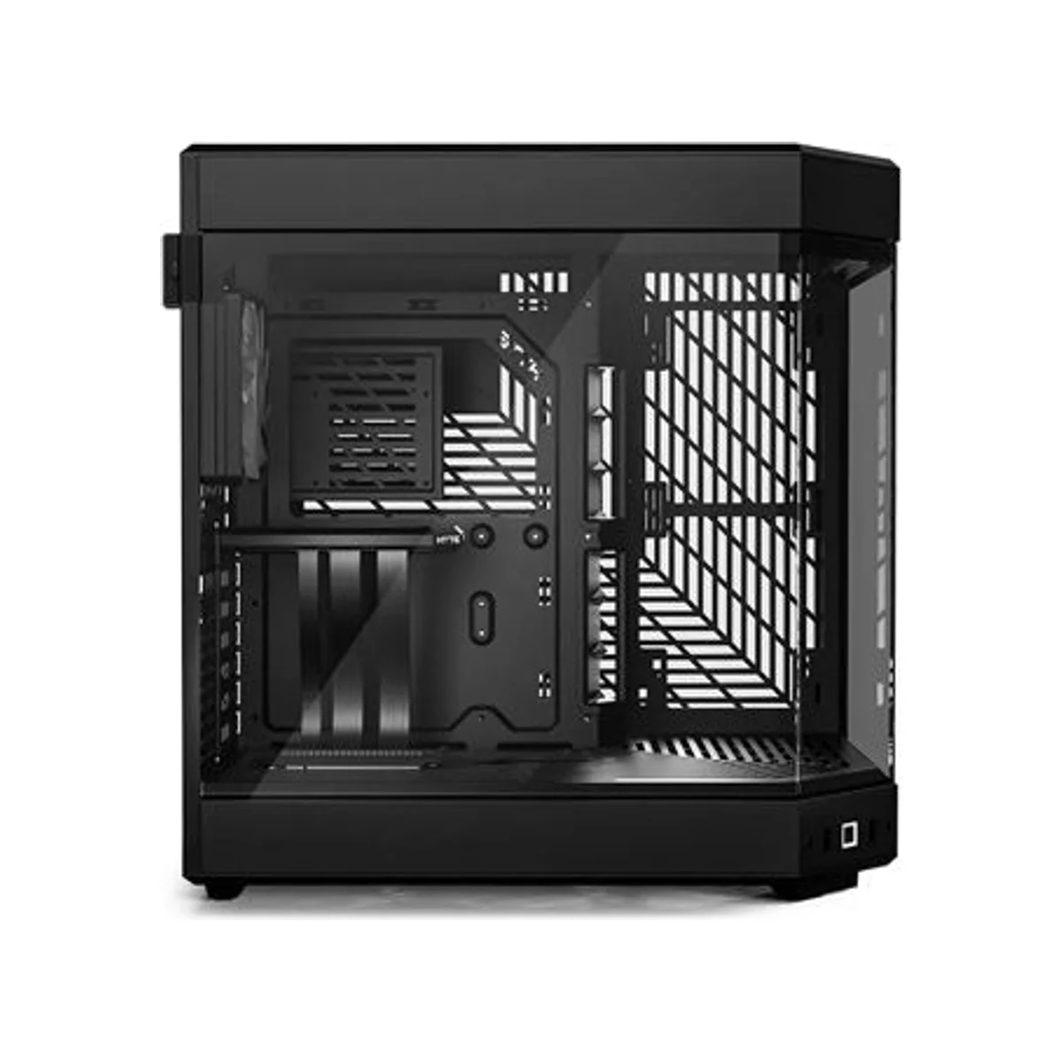 HYTE Y60 Dual-Chamber Panoramic Glass Vertical GPU Mid-Tower ATX Gaming Case - Black – CS-HYTE-Y60-B view 2