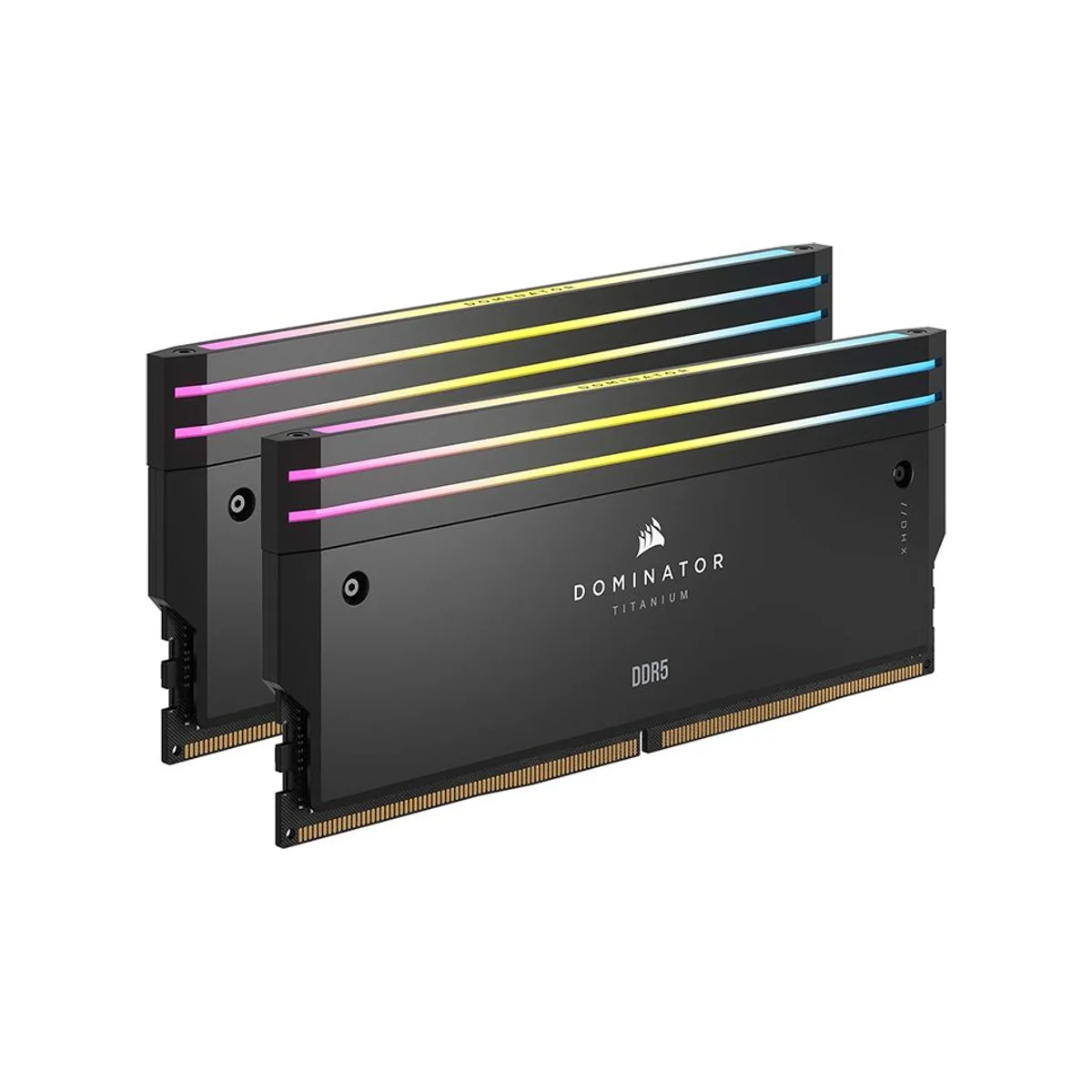 Corsair Dominator Titanium RGB 96 GB (2X48) DDR5 7000MHz RAM Memory (CL40, XMP 3.0, Black) – CMP96GX5M2B7000C40 view 2