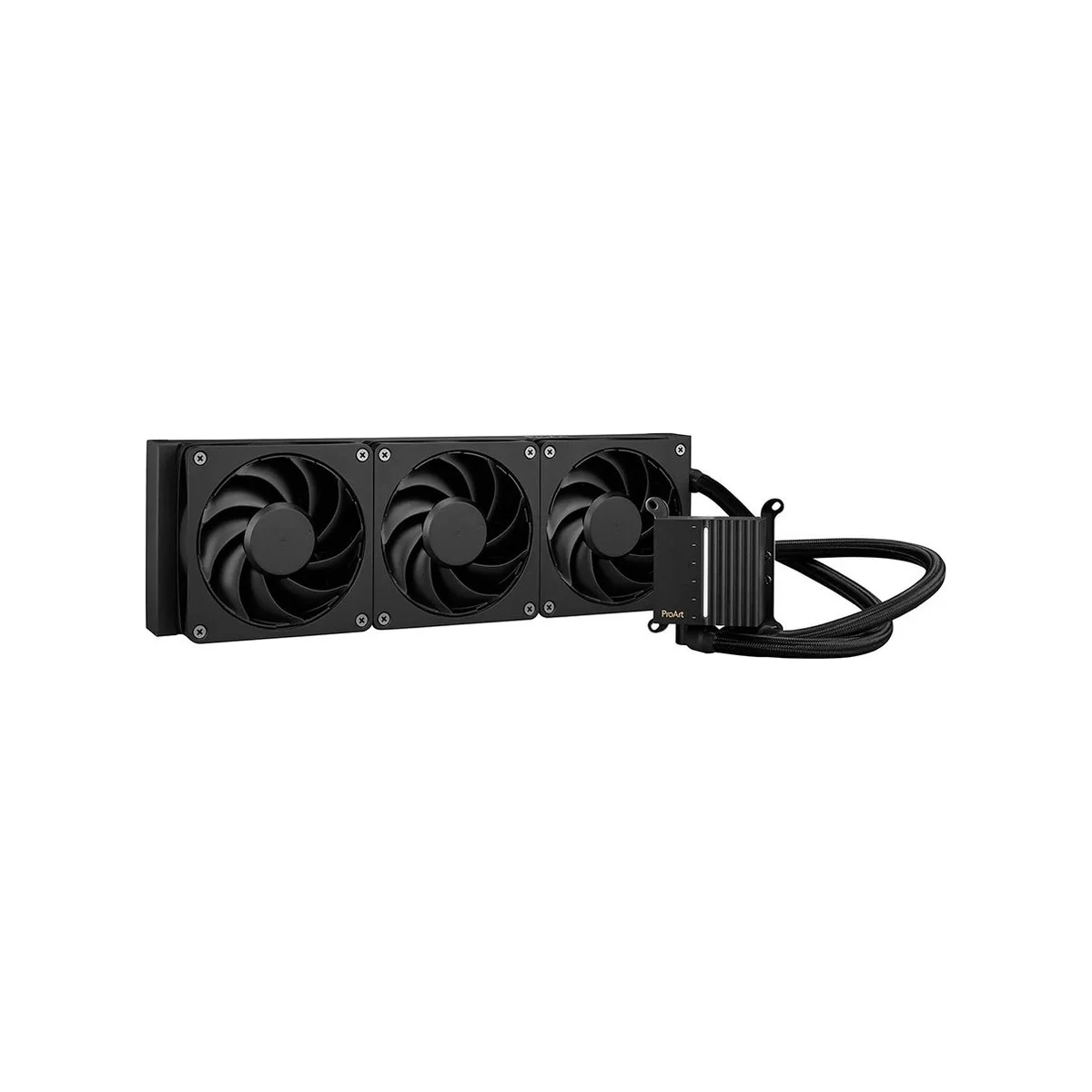 ASUS ProArt LC 360 AIO CPU Liquid Cooler - Black (360mm, ARGB Fans, Copper Base, Sleeved Tubing) - 90RC0120-M0UAY0
