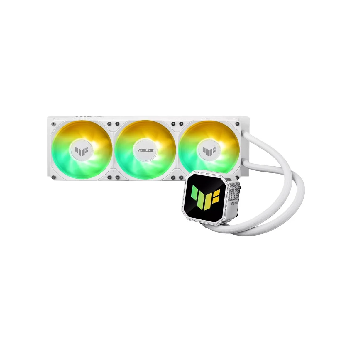 ASUS TUF Gaming LC III 360 ARGB AIO CPU Liquid Cooler - White - 90RC0192-B0EAY0