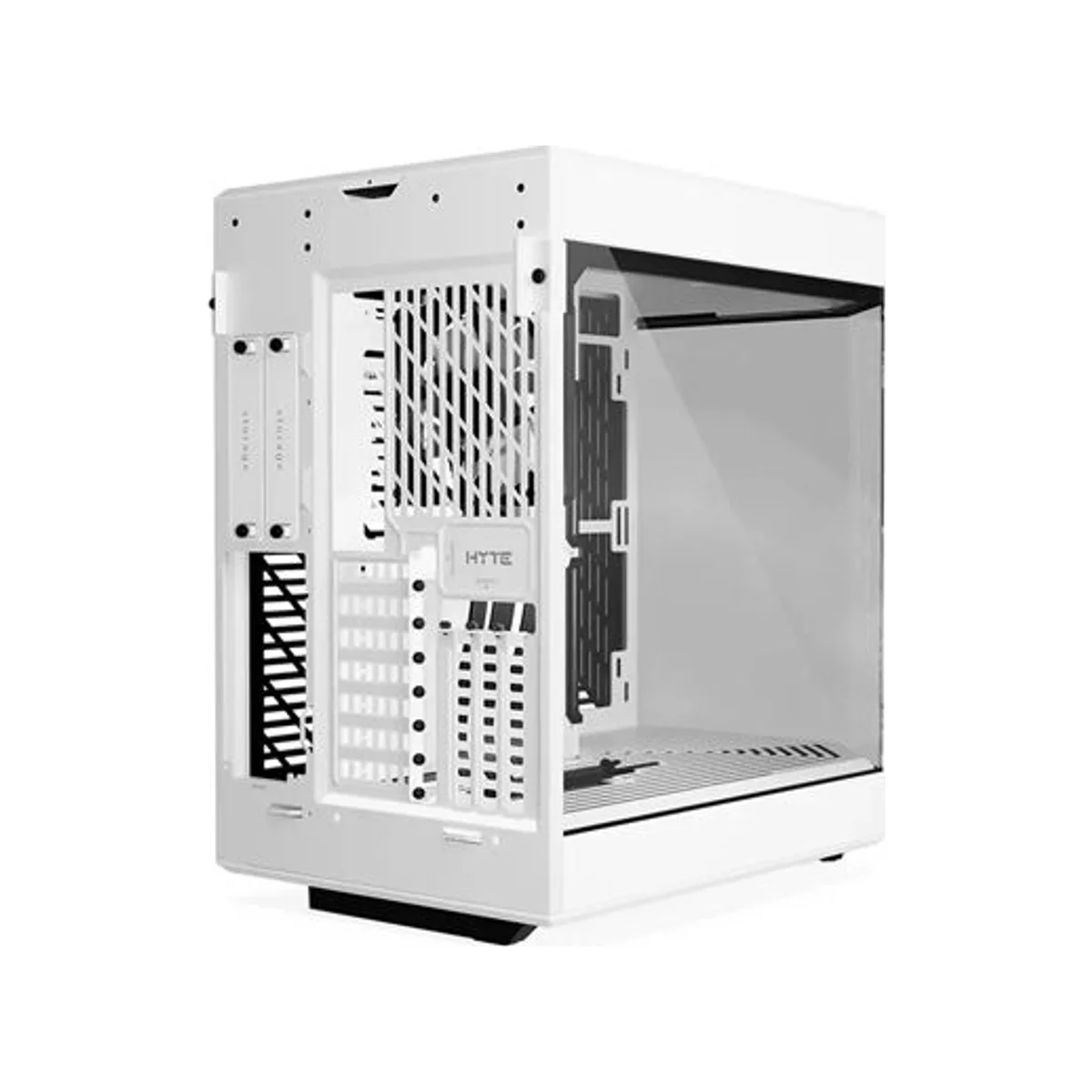HYTE Y60 Dual-Chamber Panoramic Glass Vertical GPU Mount Mid-Tower ATX Gaming Case - White – CS-HYTE-Y60-WW view 3