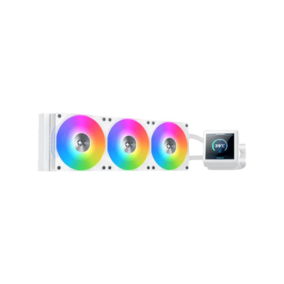XIGMATEK Connect 360 Arctic Smart LCD CPU Liquid Cooler (White) - EN45240
