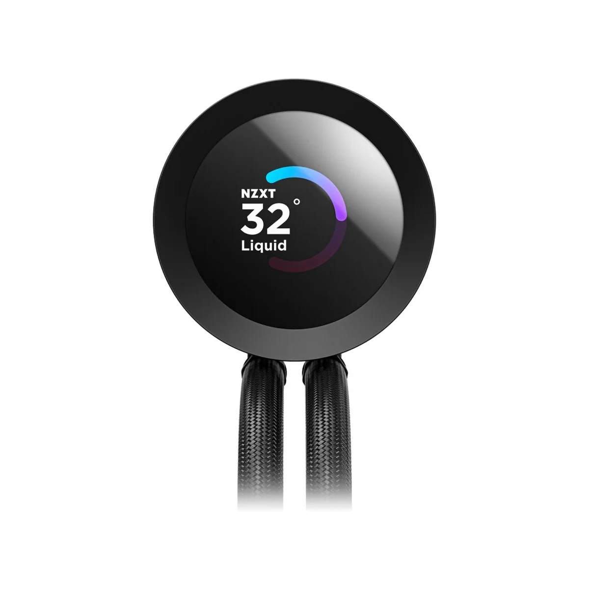 NZXT Kraken Plus 240 RGB AIO CPU Liquid Cooler - Black (LCD Display, RGB Fans, 240mm Radiator) - RL-KR240-B2 view 2