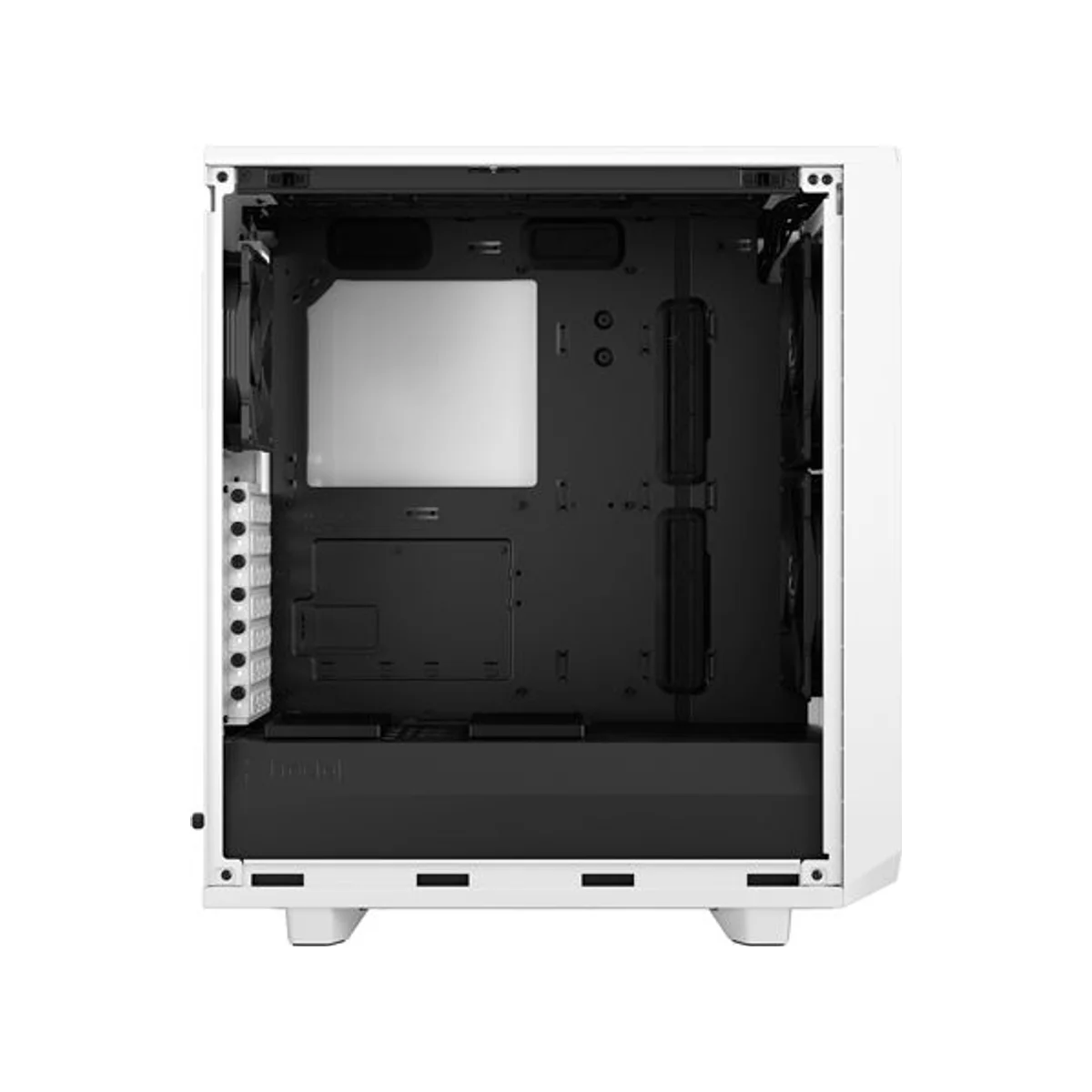 Fractal Design Meshify 2 Compact Tempered Glass Clear Tint ATX Mid Tower ATX Gaming Case - White 2x 120mm Fans – FD-C-MES2C-05 view 4