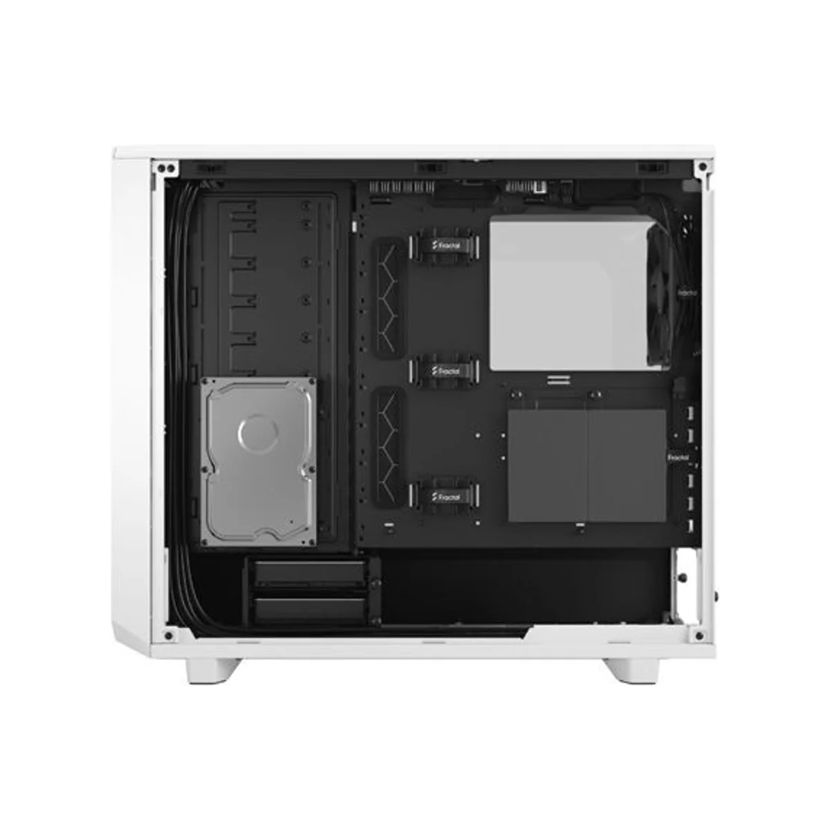 Fractal Design Meshify 2 Tempered Glass Clear Tint ATX Mid Tower E-ATX Gaming Case - White 2x 140mm Fans – FD-C-MES2A-05 view 5